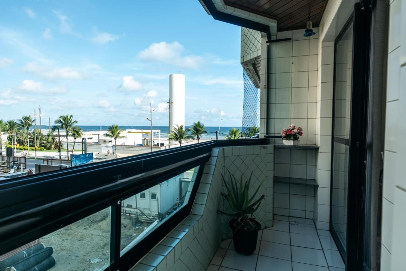Frente Vista Mar Com Varanda Wi Fi 300Mbps E 10M Da Praia Da Tupi - Estacionamento Gratuito Praia Grande (Santos) Exterior foto