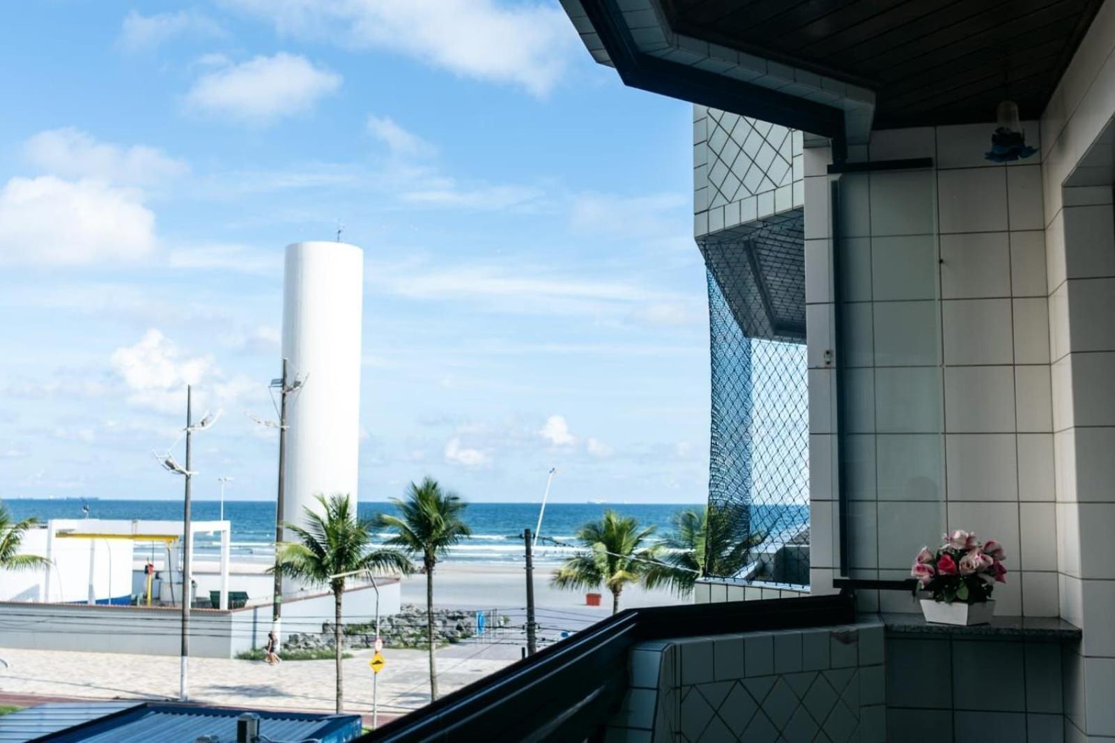 Frente Vista Mar Com Varanda Wi Fi 300Mbps E 10M Da Praia Da Tupi - Estacionamento Gratuito Praia Grande (Santos) Exterior foto